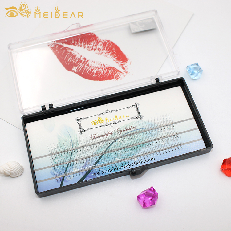 Factory supply private label premade volume eyelash extensions length 6-18mm